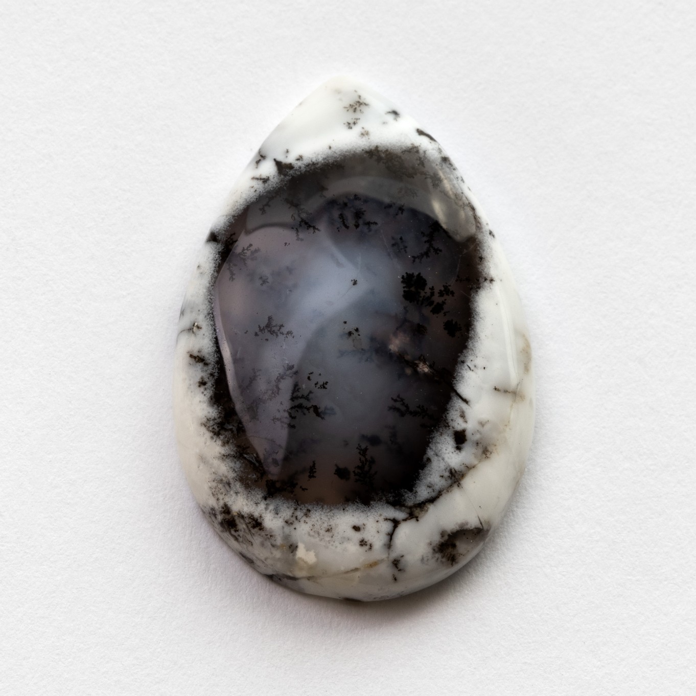 Dendrite Opal Freeform Cabochon, Approx 30.5x20.5mm