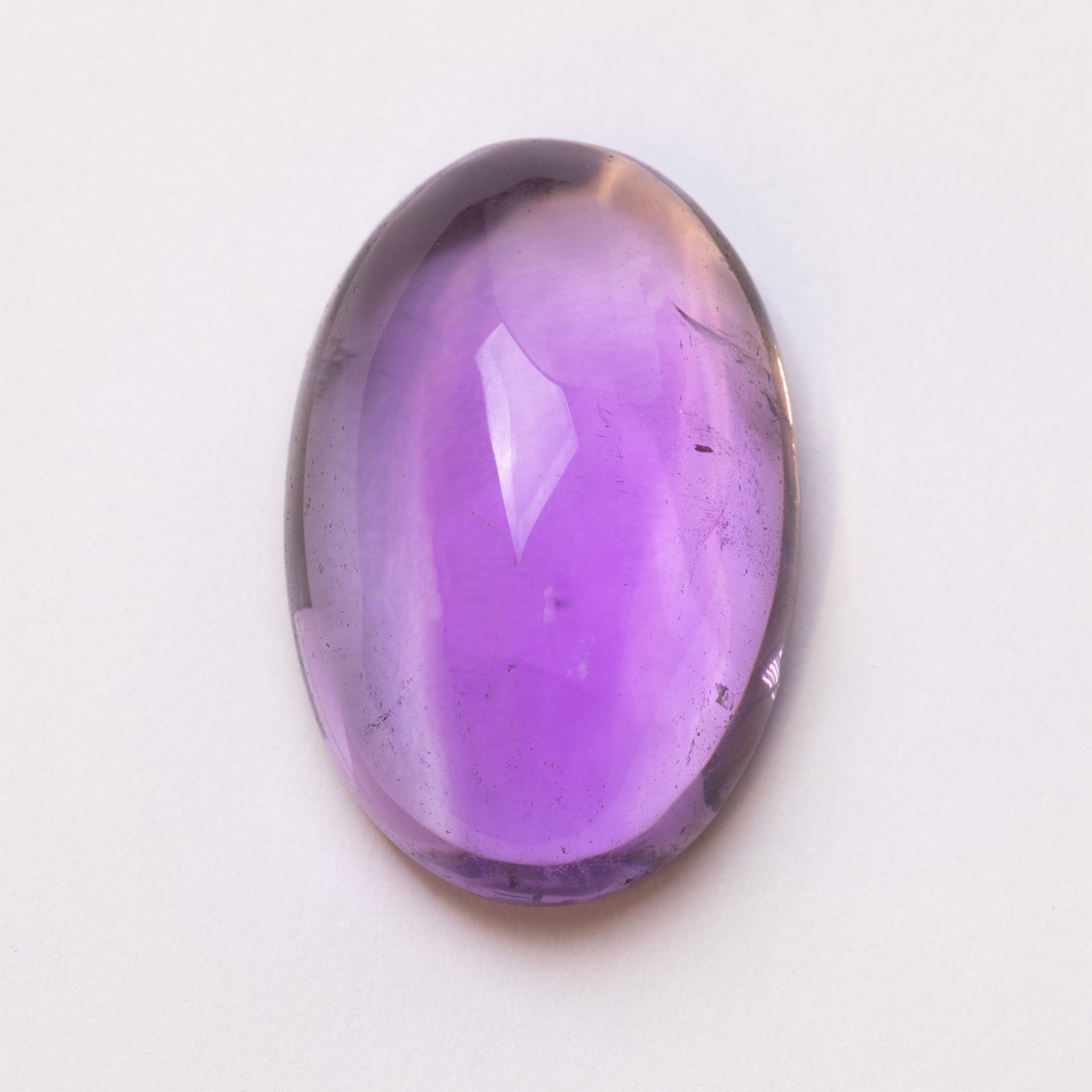 Amethyst Freeform Cabochon, Approx 27.5x18.5mm