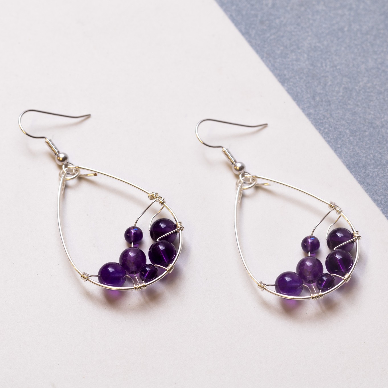 Mother day teardrop bead earrings sq.jpg