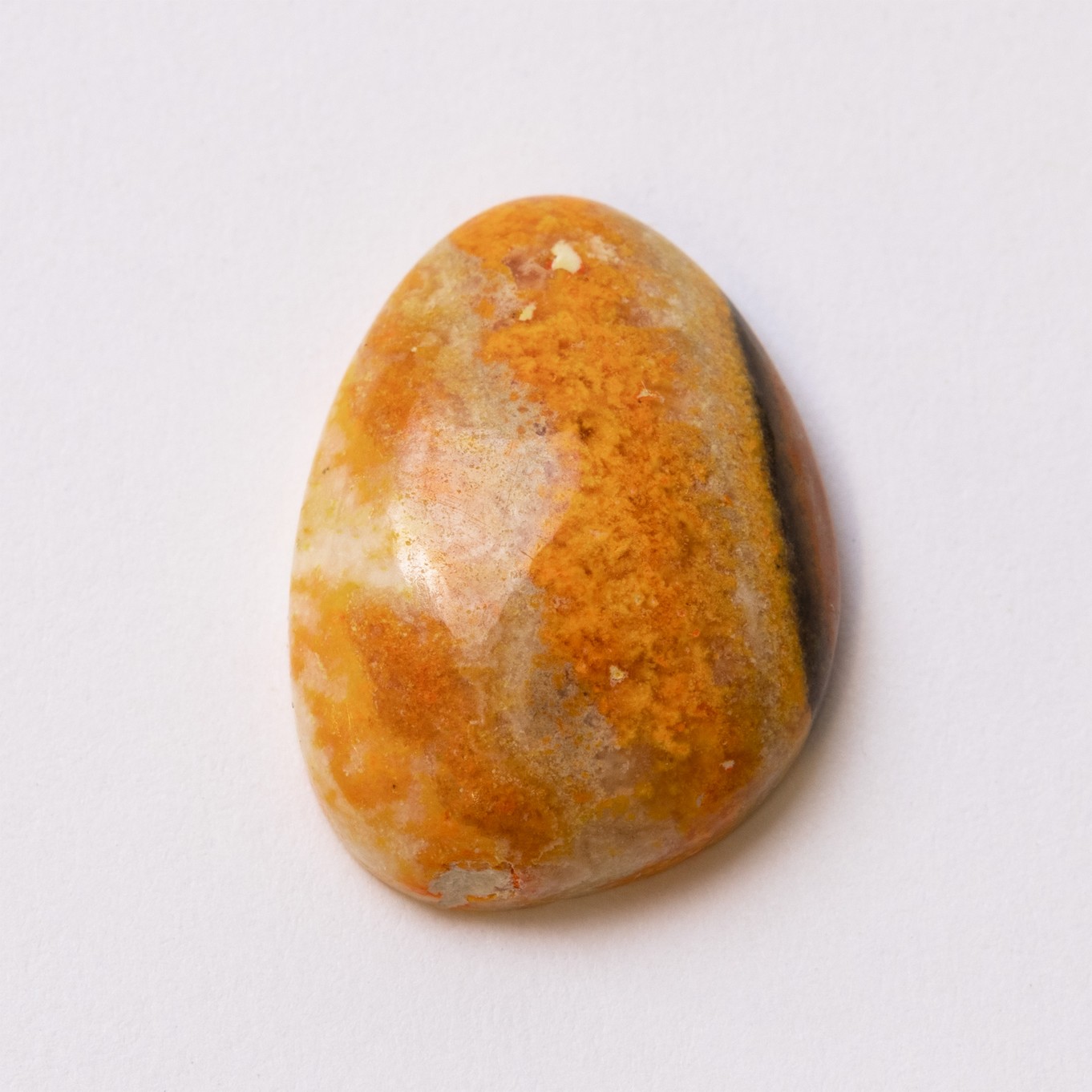 Bumblebee Jasper Freeform Cabochon, Approx 20x16mm