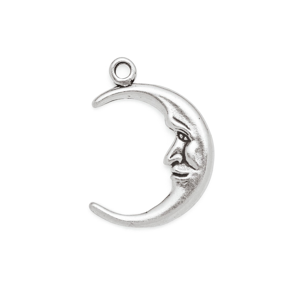 Sterling Silver Moon Charm