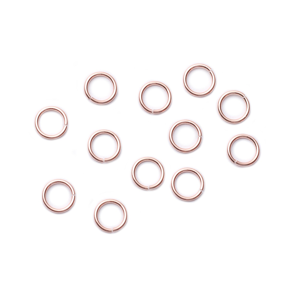 Rose Gold Filled 5mm Round Jump Rings