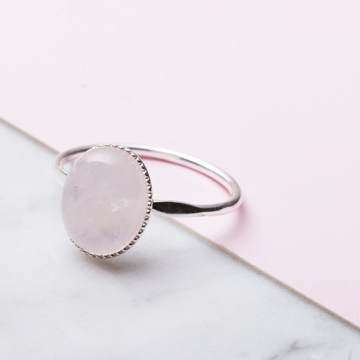 Rose Quartz Ring