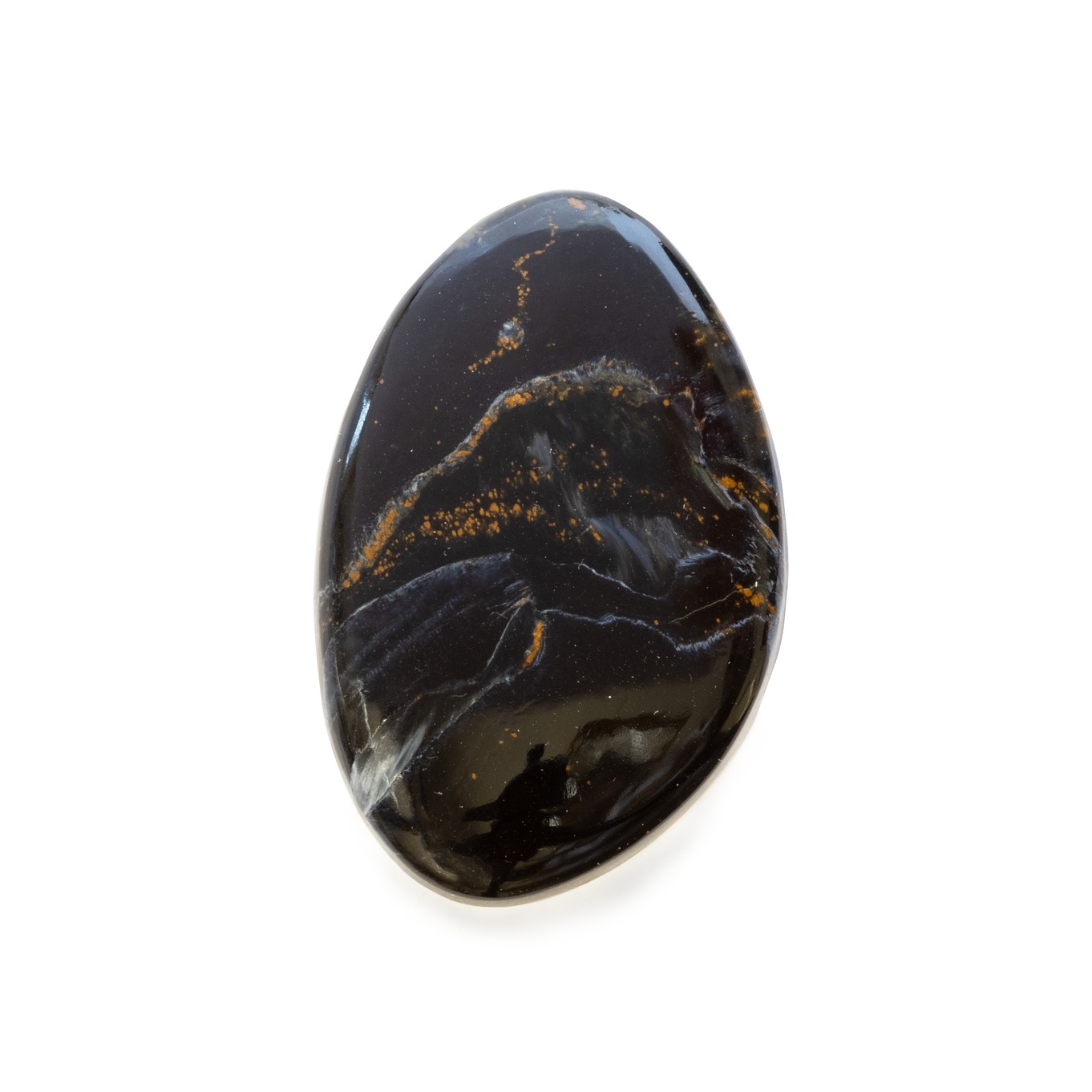 Pietersite Freeform Cabochon, Approx 36.5x24mm