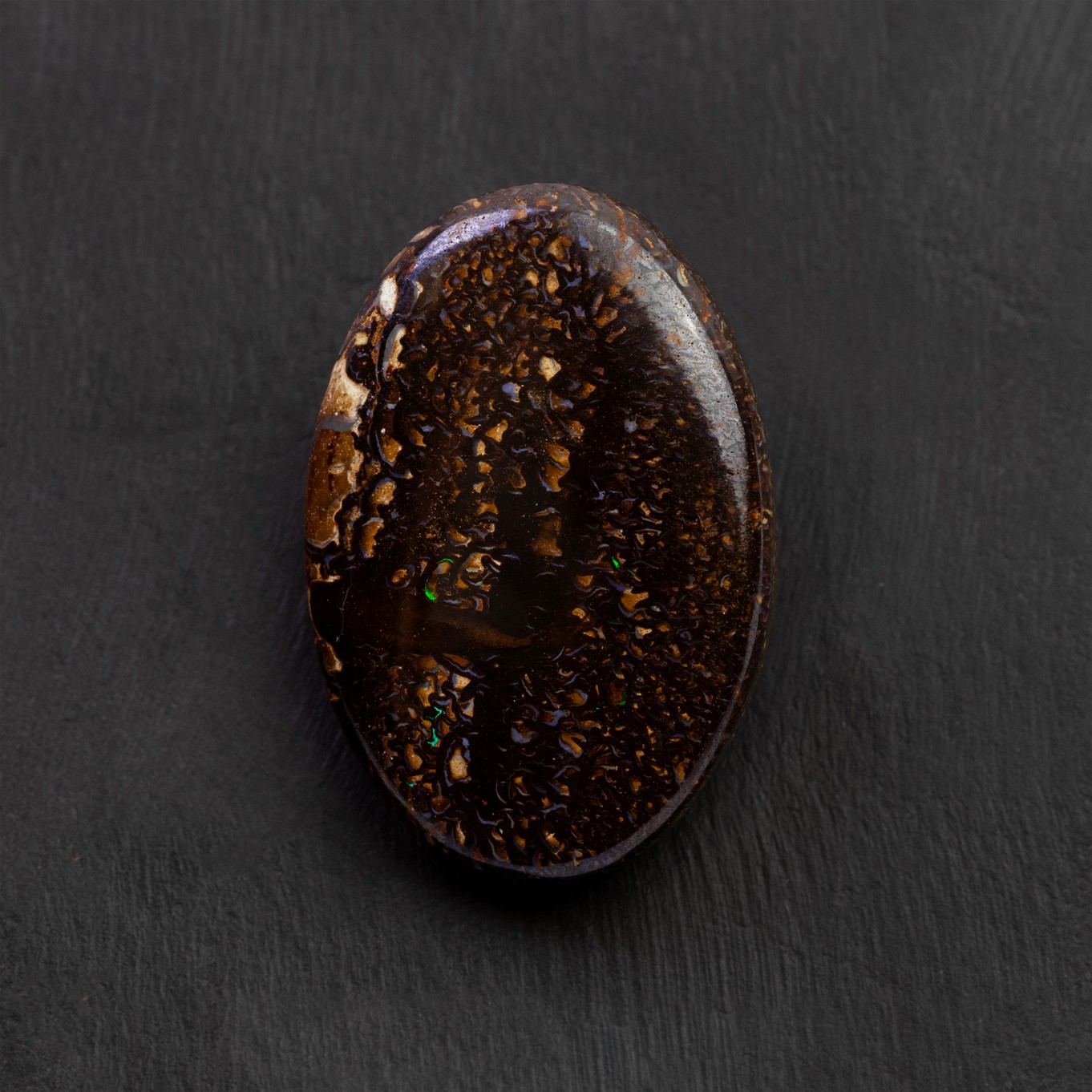Freeform Australian Boulder Opal, Approx 27x18.5mm
