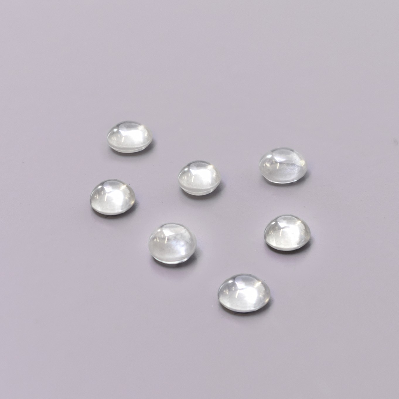 Diamond Cabochons - Approx 3mm round