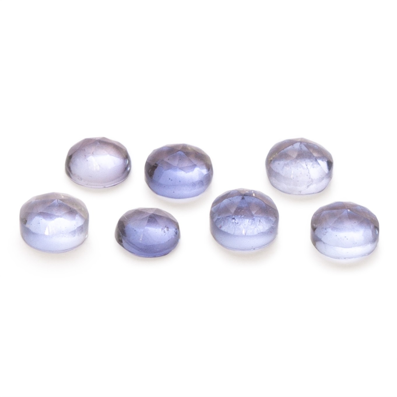 Iolite Rose Cut Cabochons