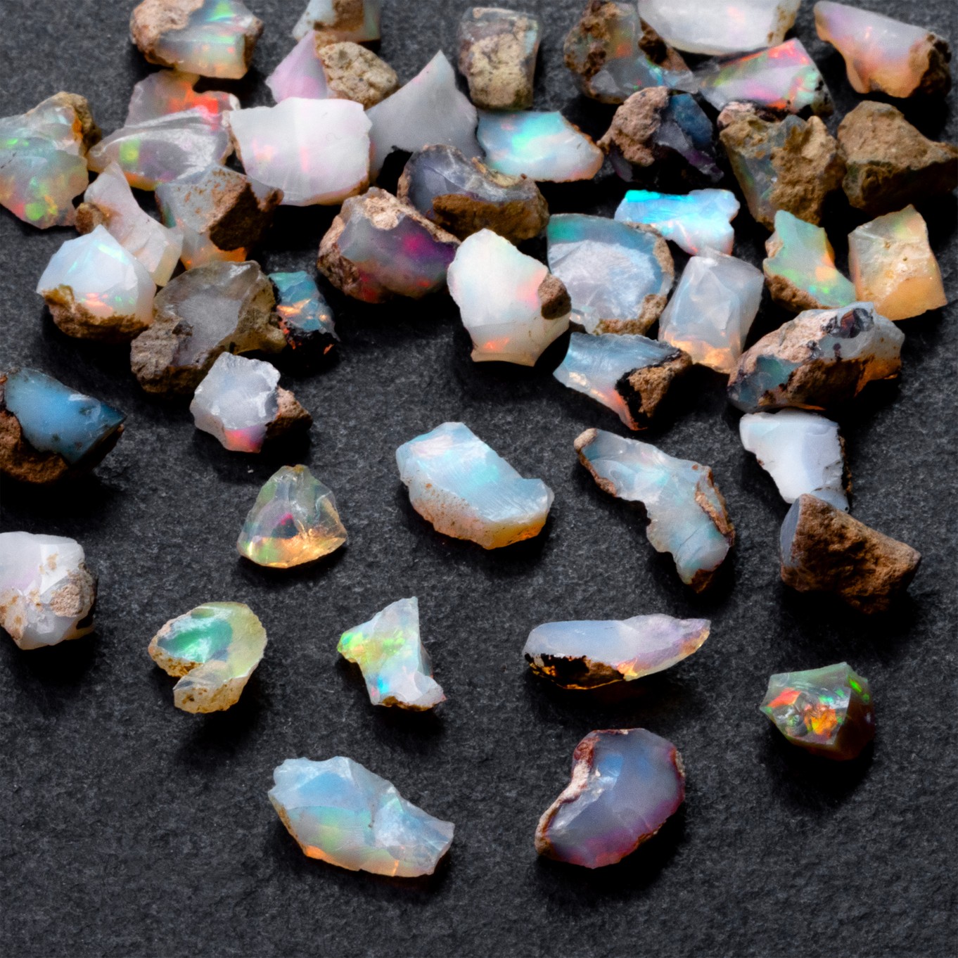 Natural Ethiopian Opal Rough Nuggets (Undrilled) - Various Sizes