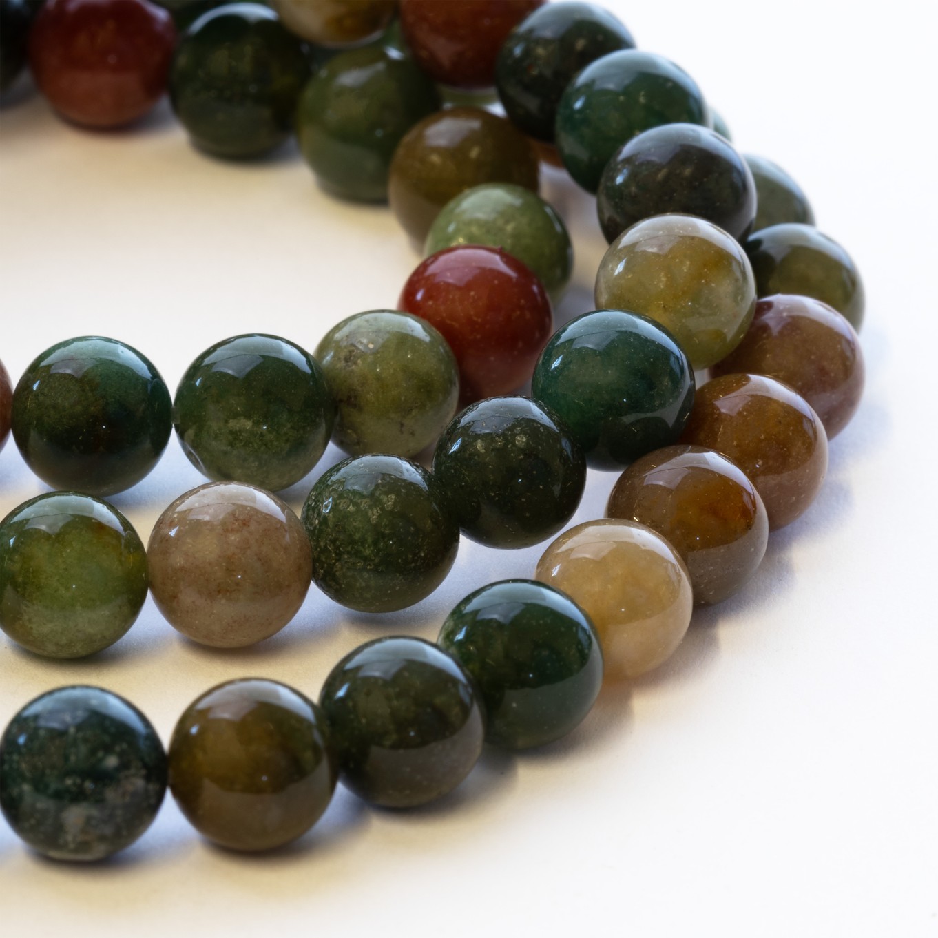 Indian Agate Round Beads - Various sizes