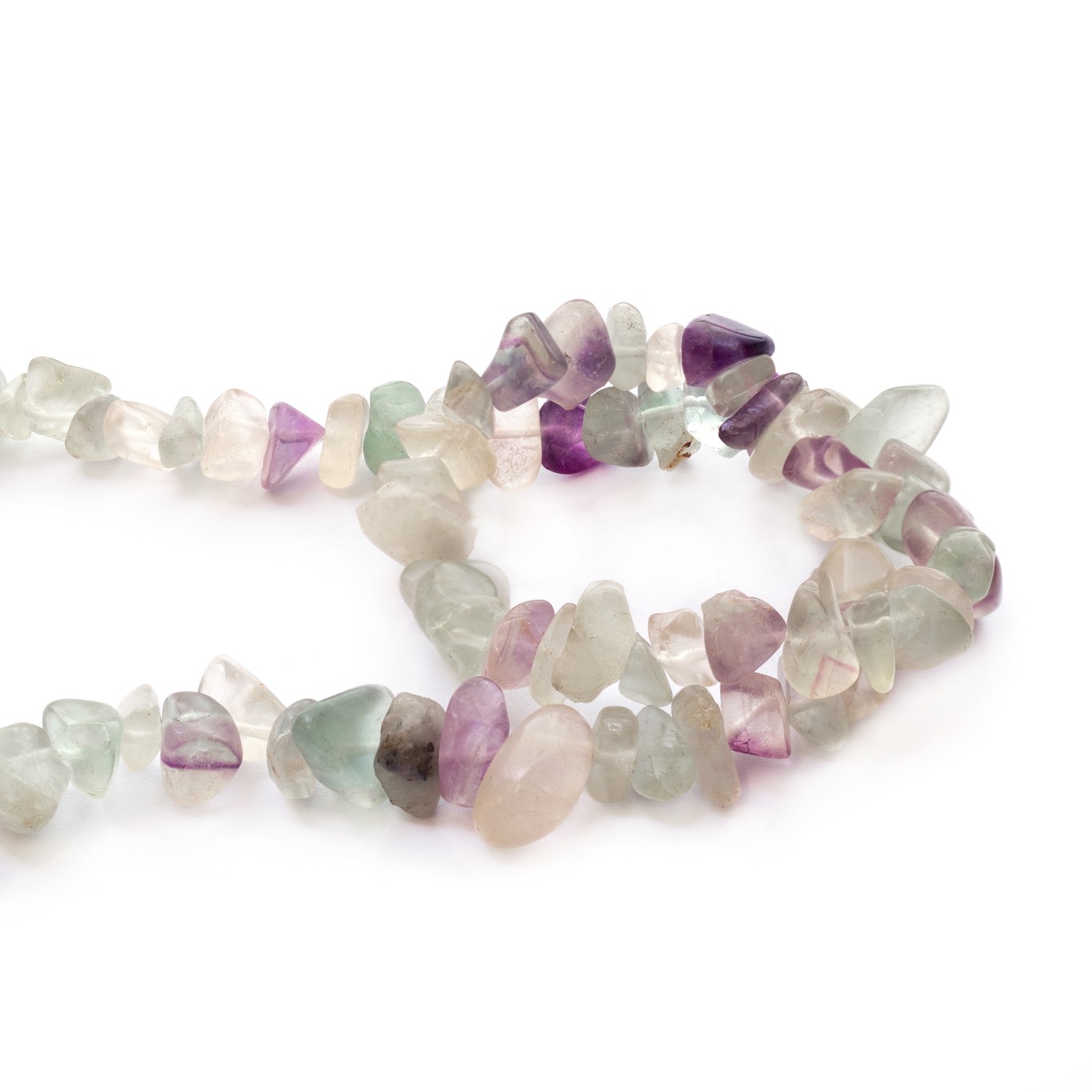 Rainbow Fluorite Chip Beads