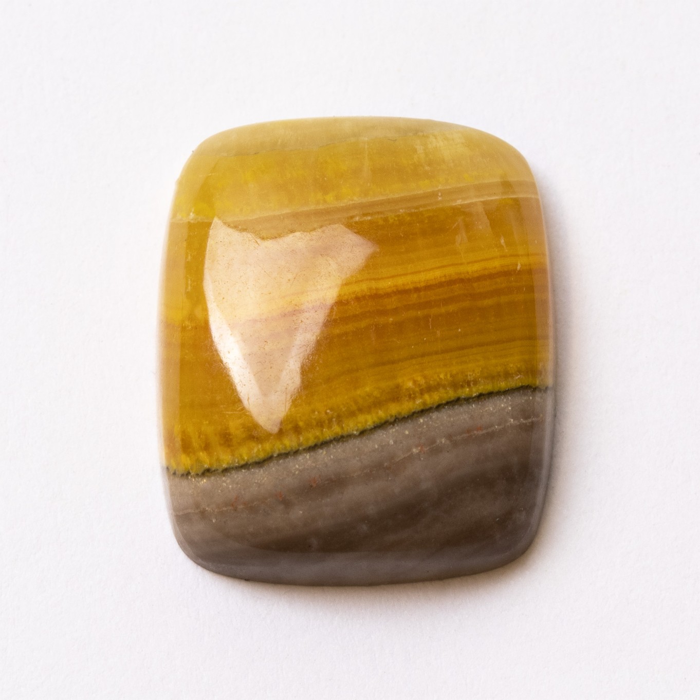 Bumblebee Jasper Freeform Cabochon, Approx 17x14.5mm