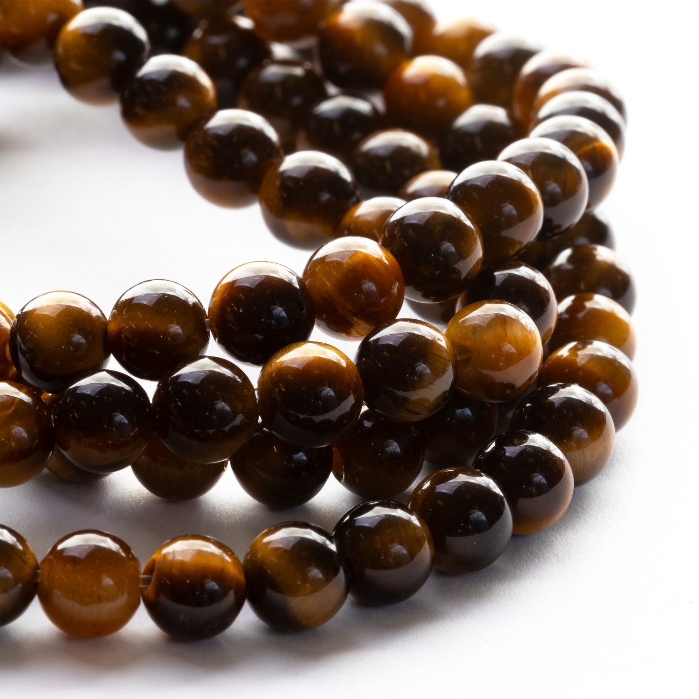 Golden Tiger's Eye Round Beads - Various sizes