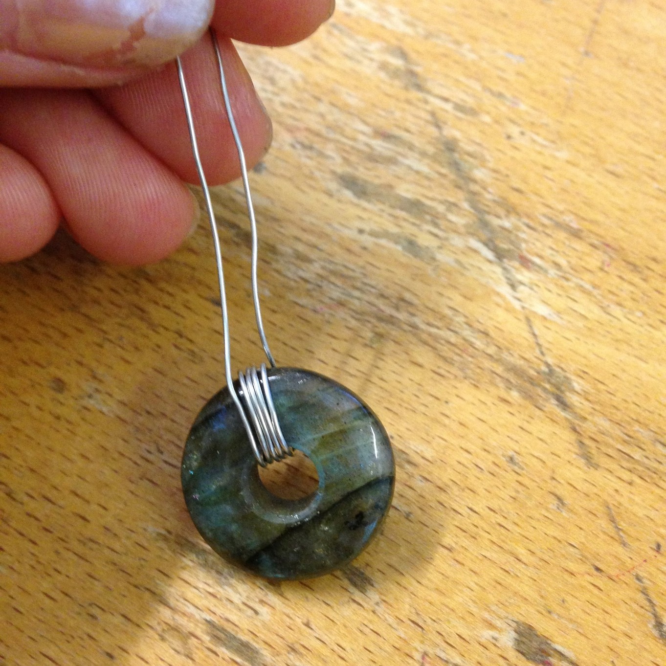 wire wrapping donut