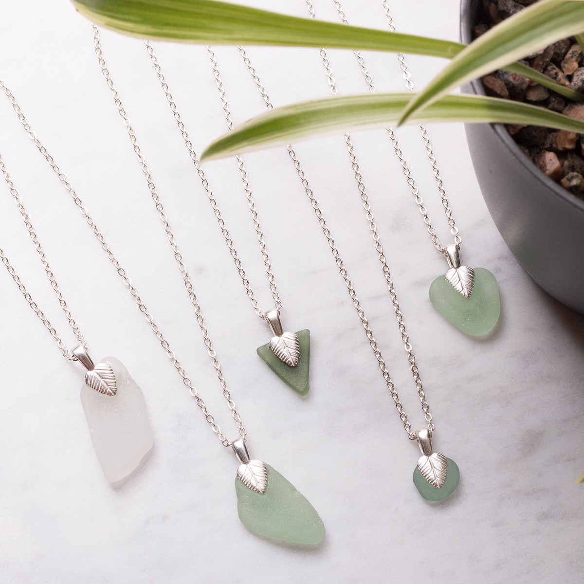 sea glass necklace