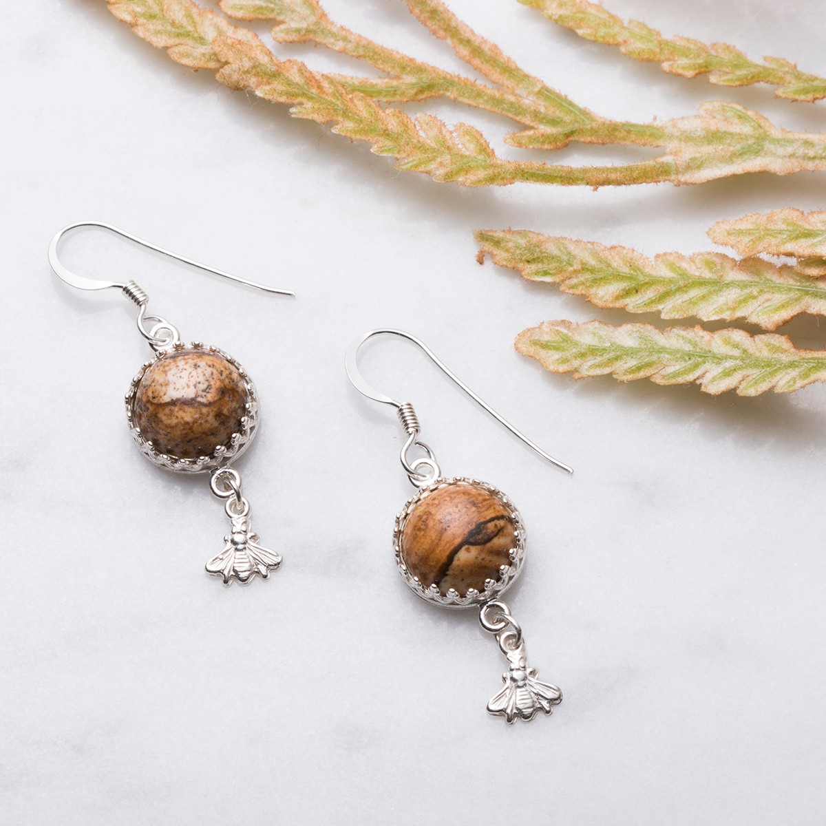 jasper and bee earrings.jpg