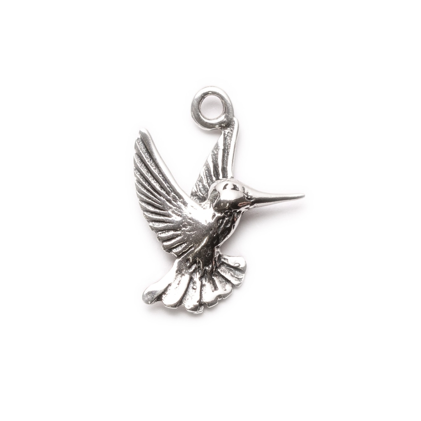 Sterling Silver Small Hummingbird Charm