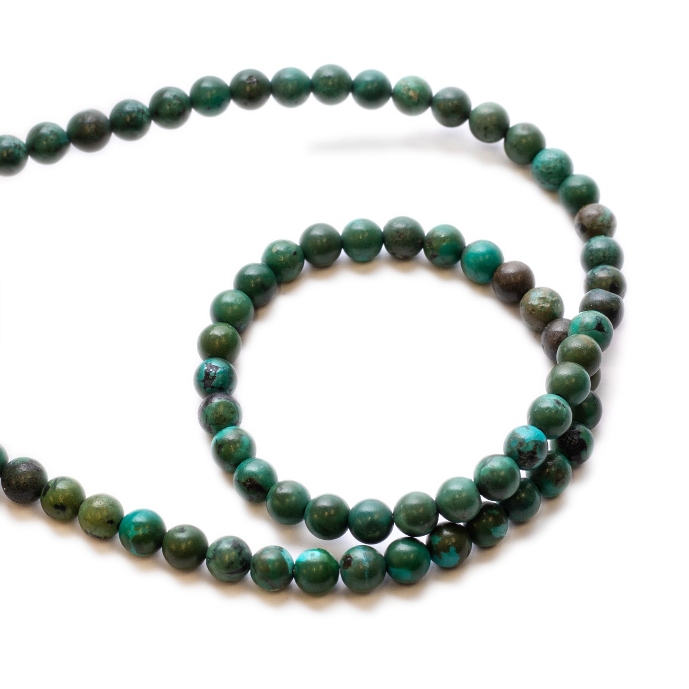 Turquoise Round Beads - Approx From 4mm