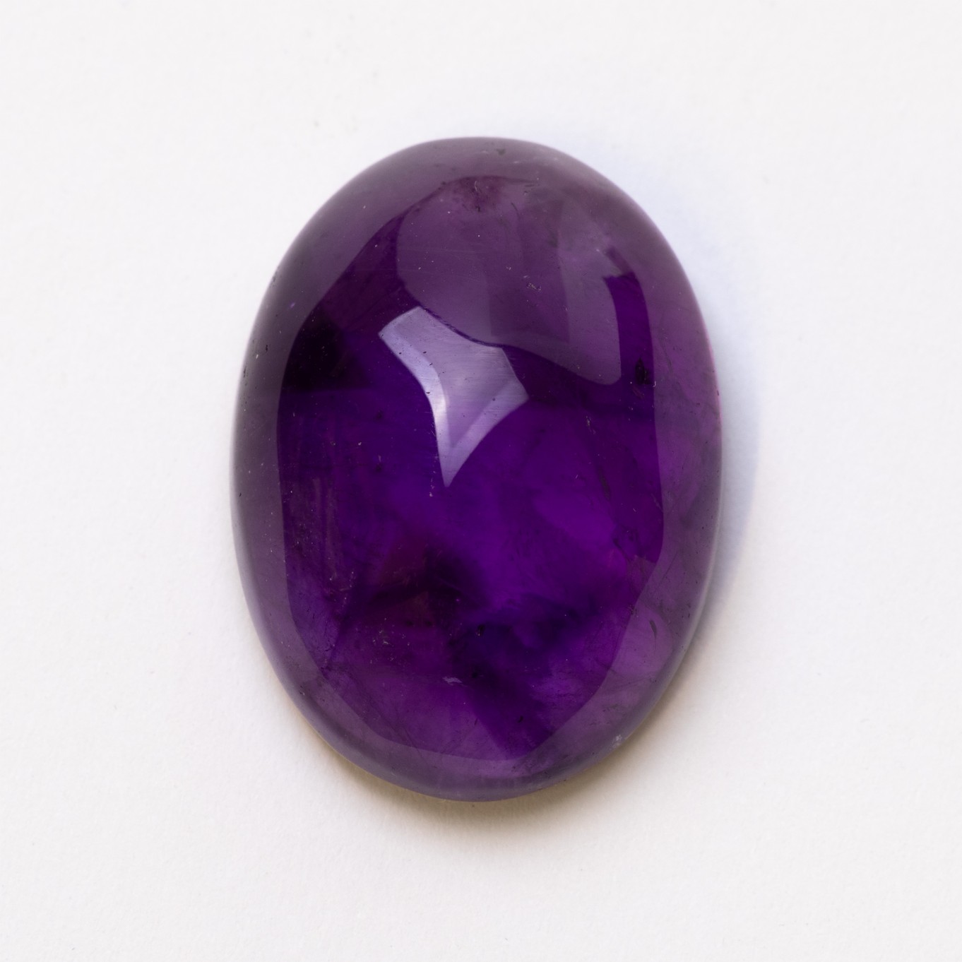 Amethyst Freeform Cabochon, Approx 27.5x20mm