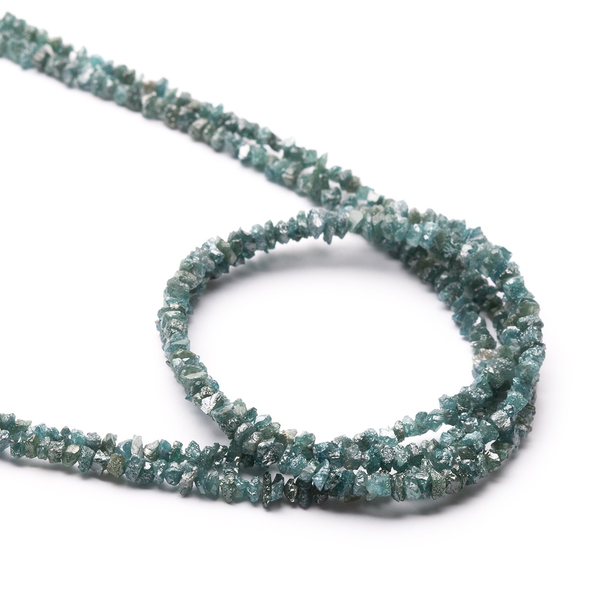 Blue Diamond Natural Rough Nugget Beads - Various lengths