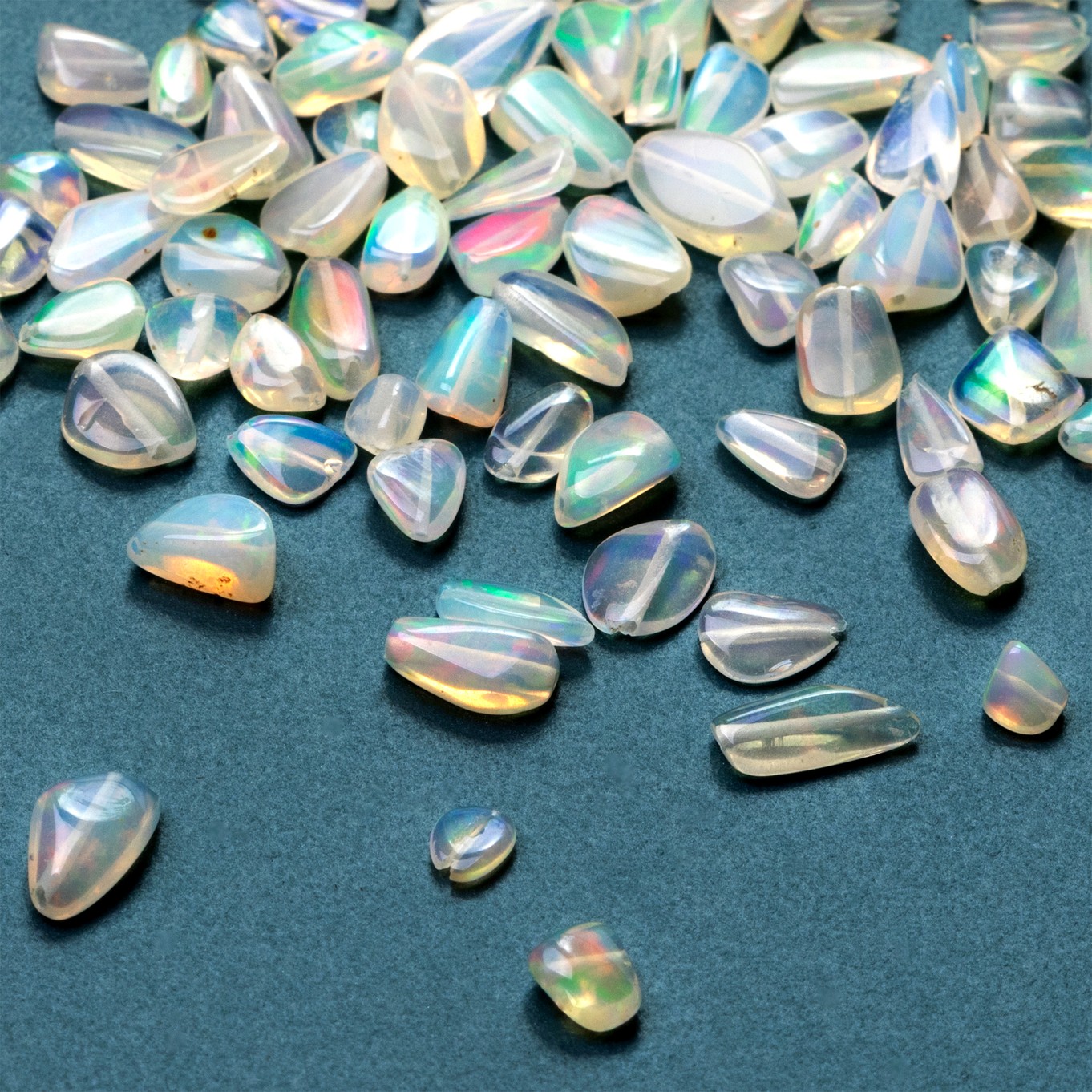 Ethiopian Opal Nugget Beads - Approx from 4x4.5mm - Pack of 10 beads
