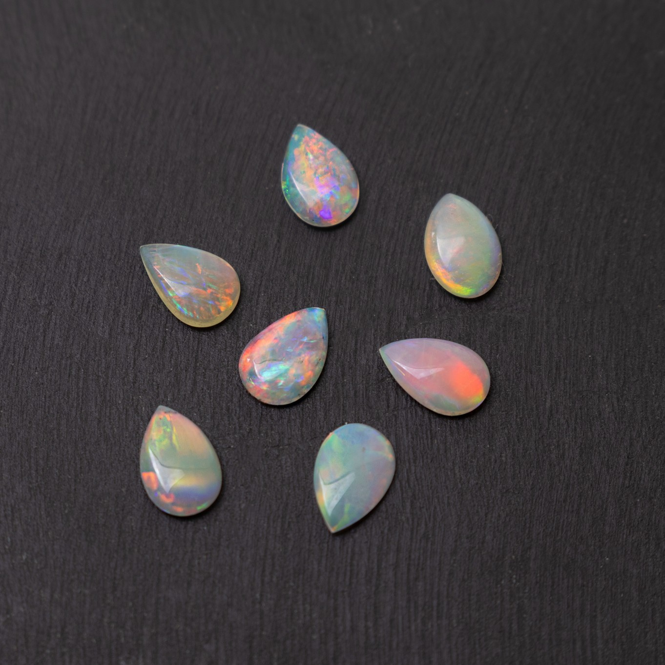 Lightning Ridge Freeform Opal, Approx 6x4mm Teardrop