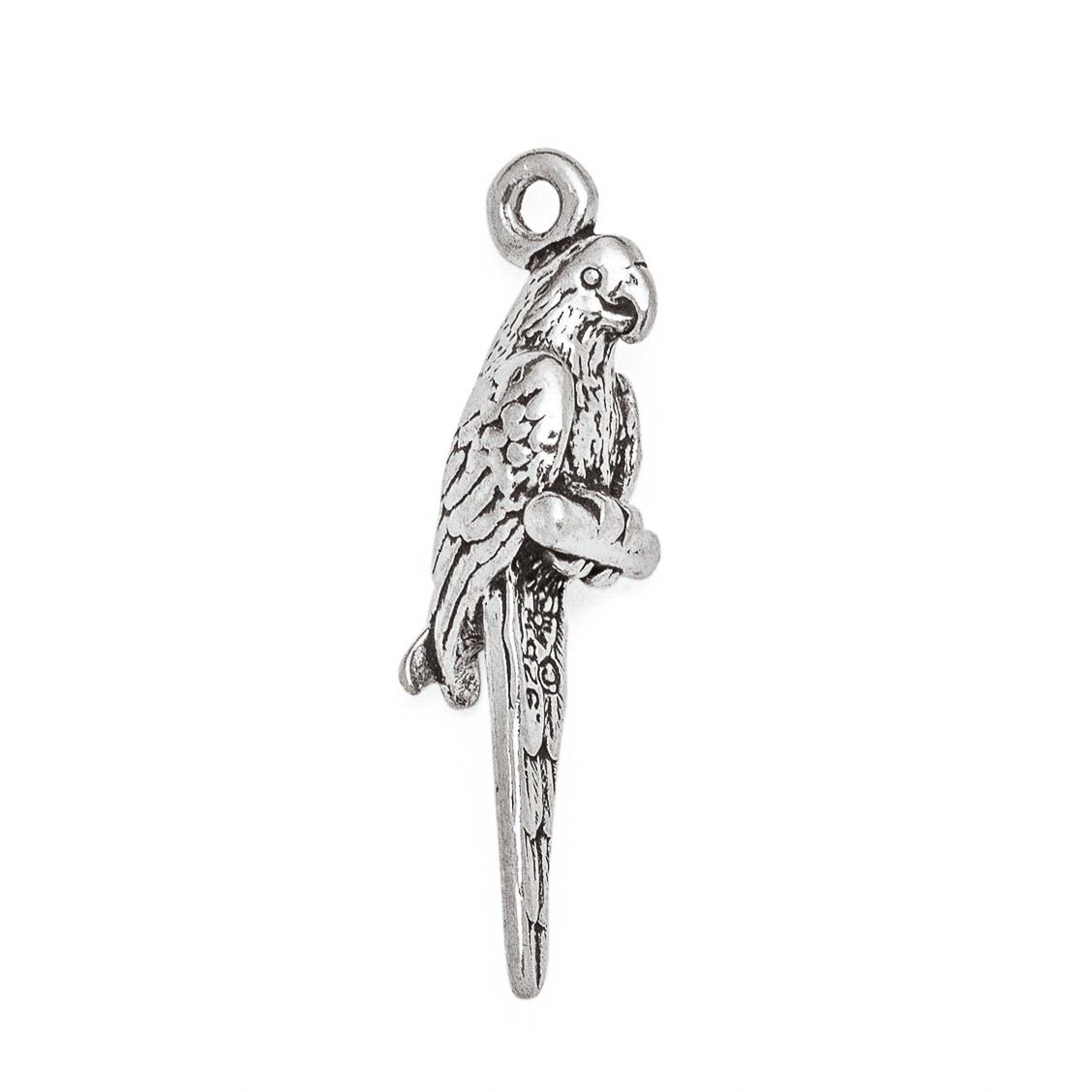 Sterling Silver Parrot Charm