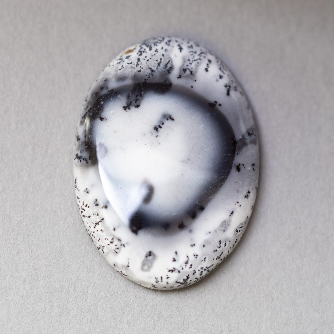 Dendrite Opal Freeform Cabochon, Approx 33.5x24mm