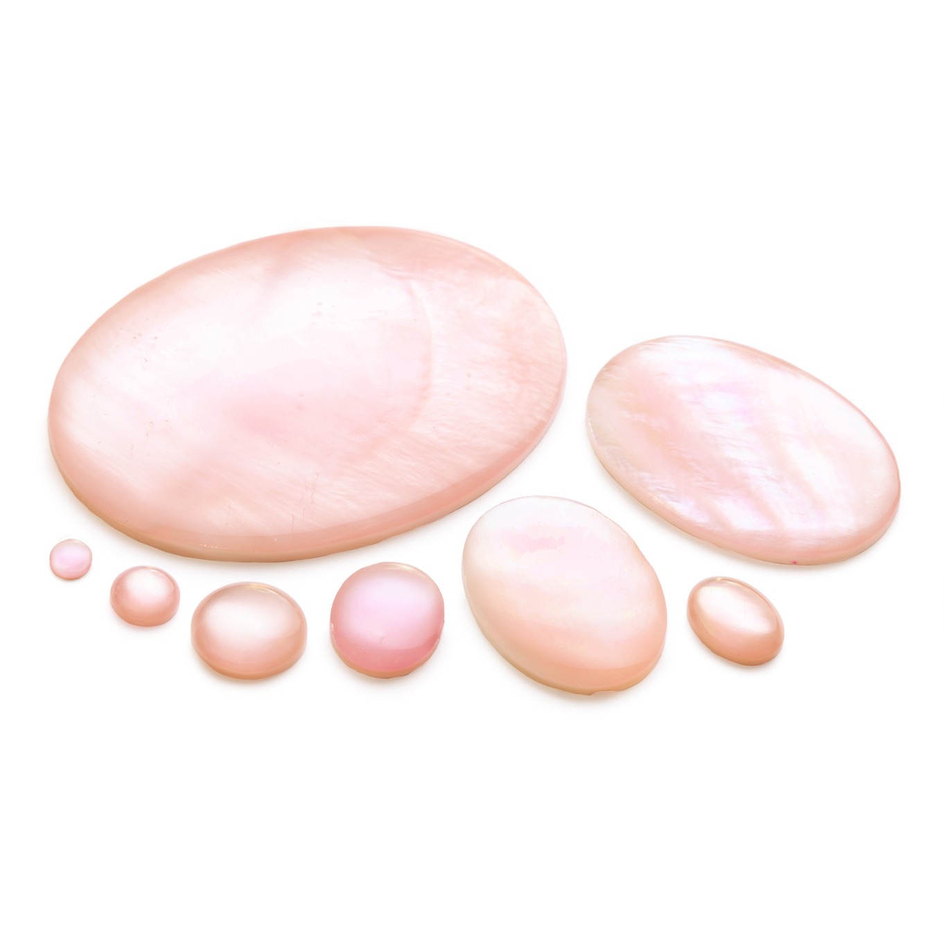 Pink Mother Of Pearl Cabochons