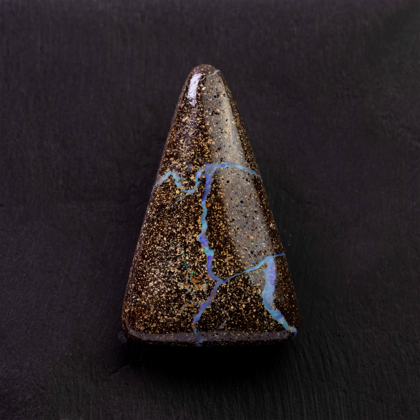Freeform Australian Boulder Opal, Approx 29x18mm