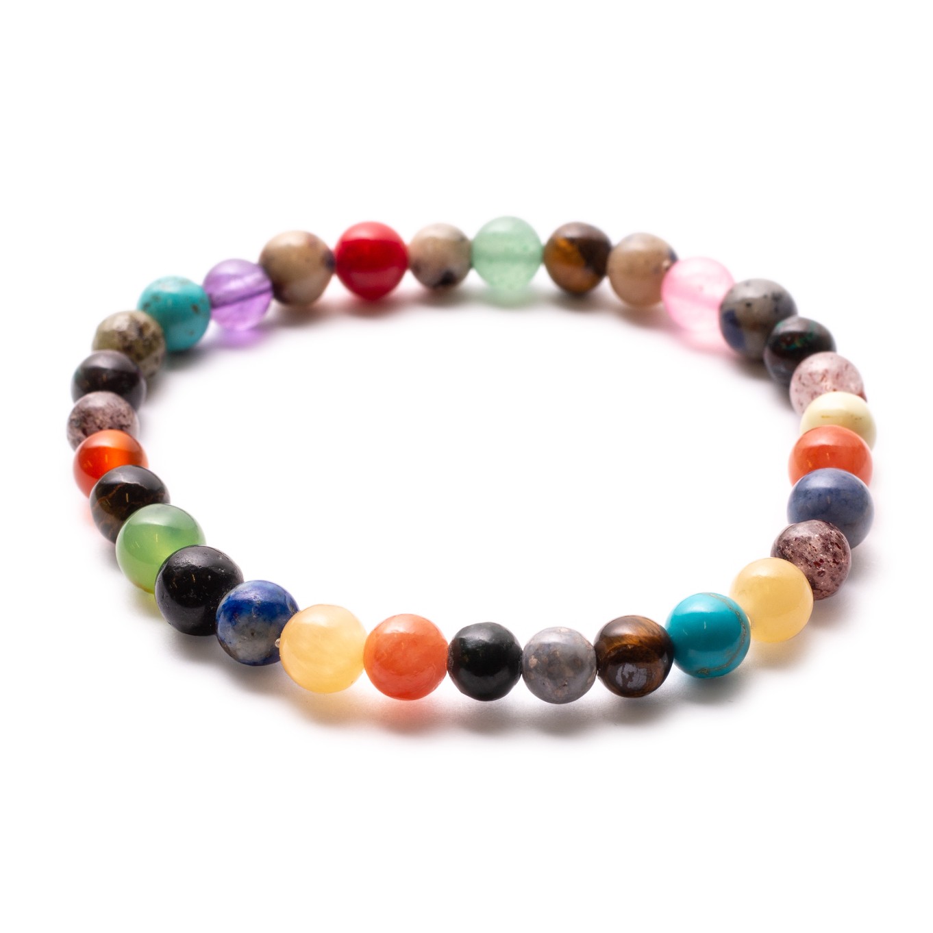 Ready To Wear Chakra Gemstone Bead Bracelet