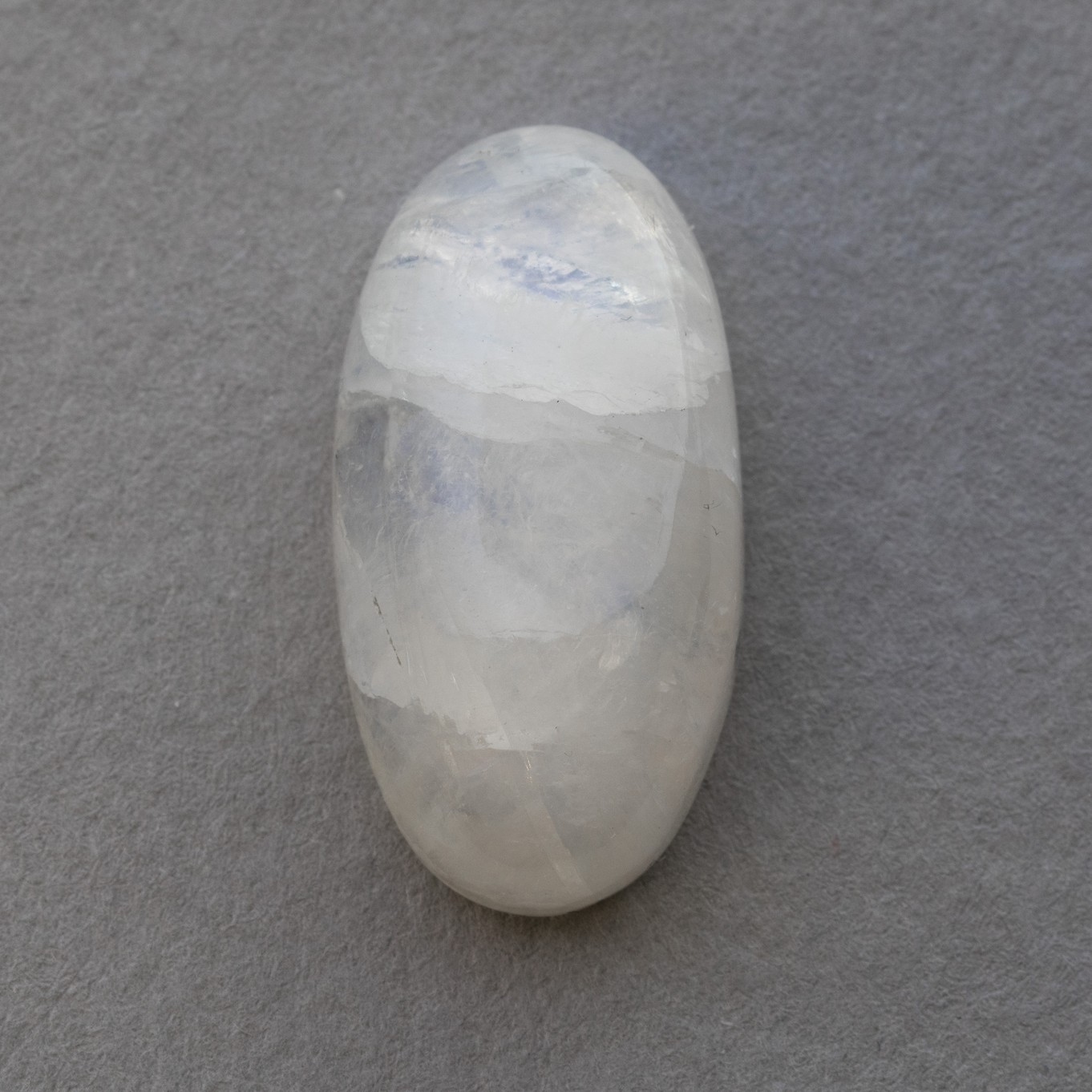 Rainbow Moonstone Freeform Cabochon, Approx 28x14mm