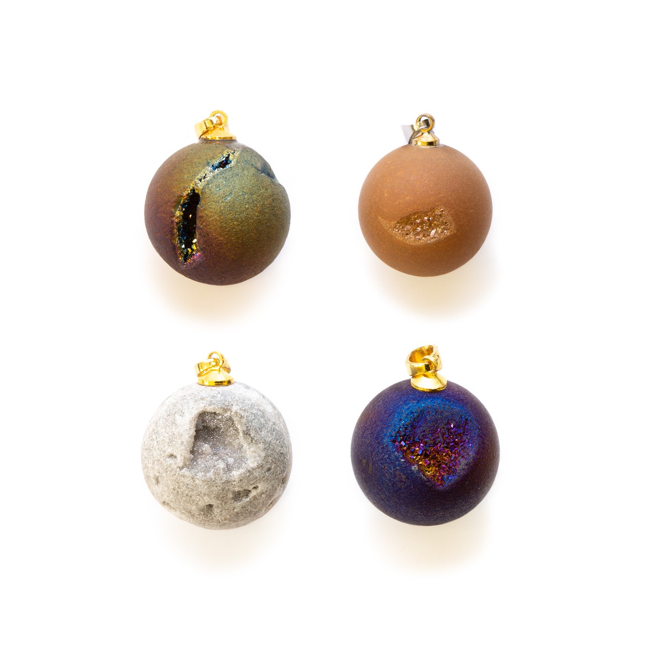 Ready To Wear Drusy Sphere Pendant