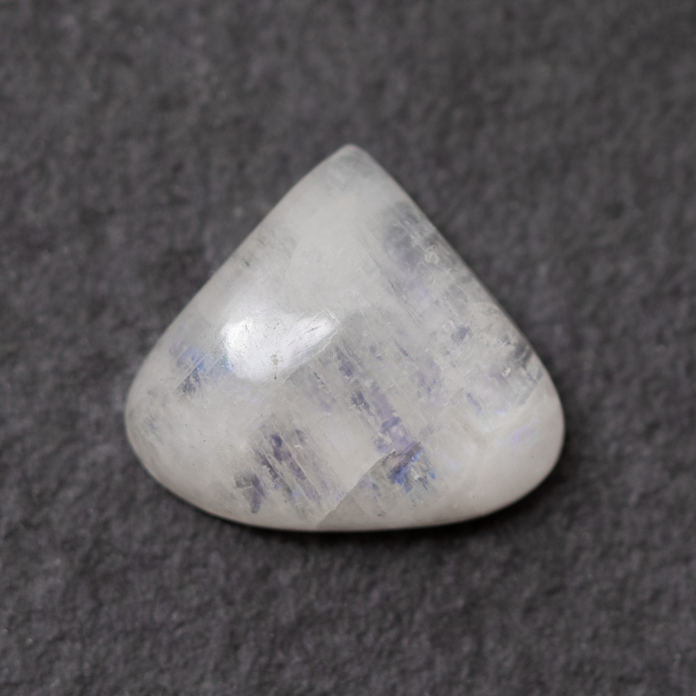 Rainbow Moonstone Freeform Cabochon, Approx 17x15mm