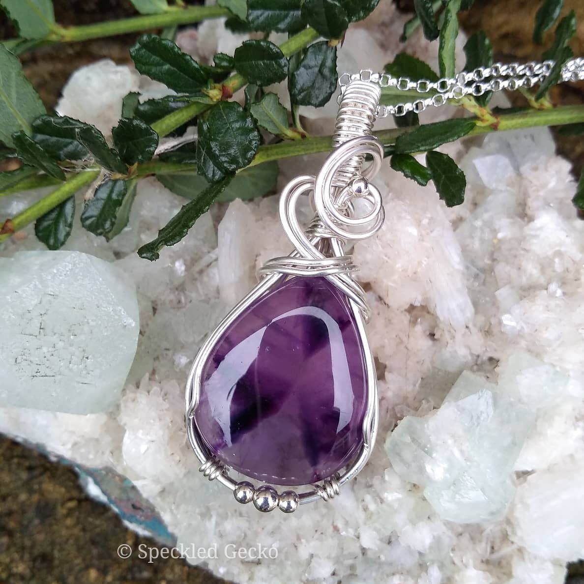 handmade amethyst jewellery