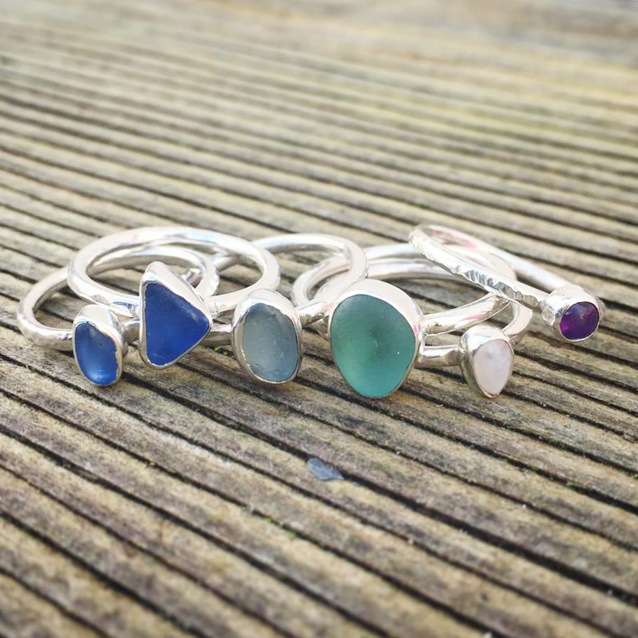 sea glass jewellery