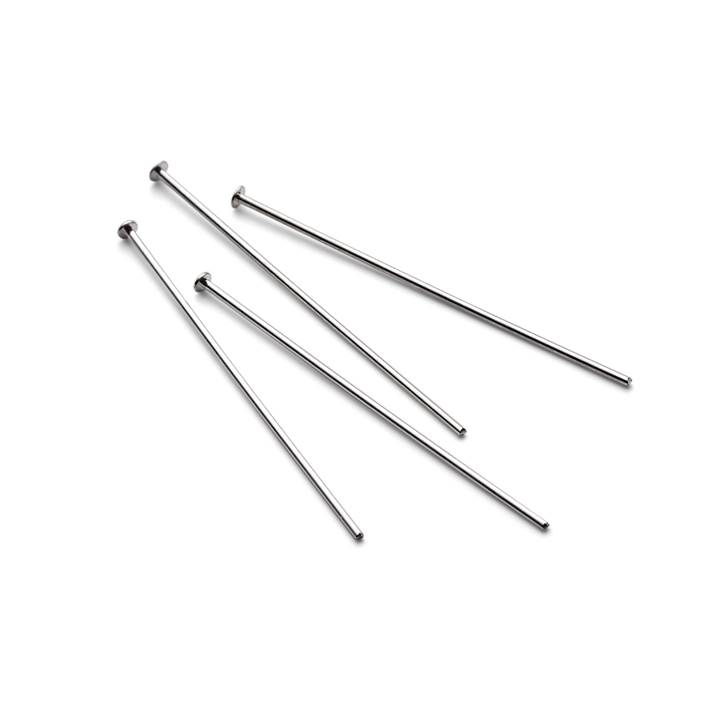 SF13-Sterling Silver Head Pins-Kernowcraft