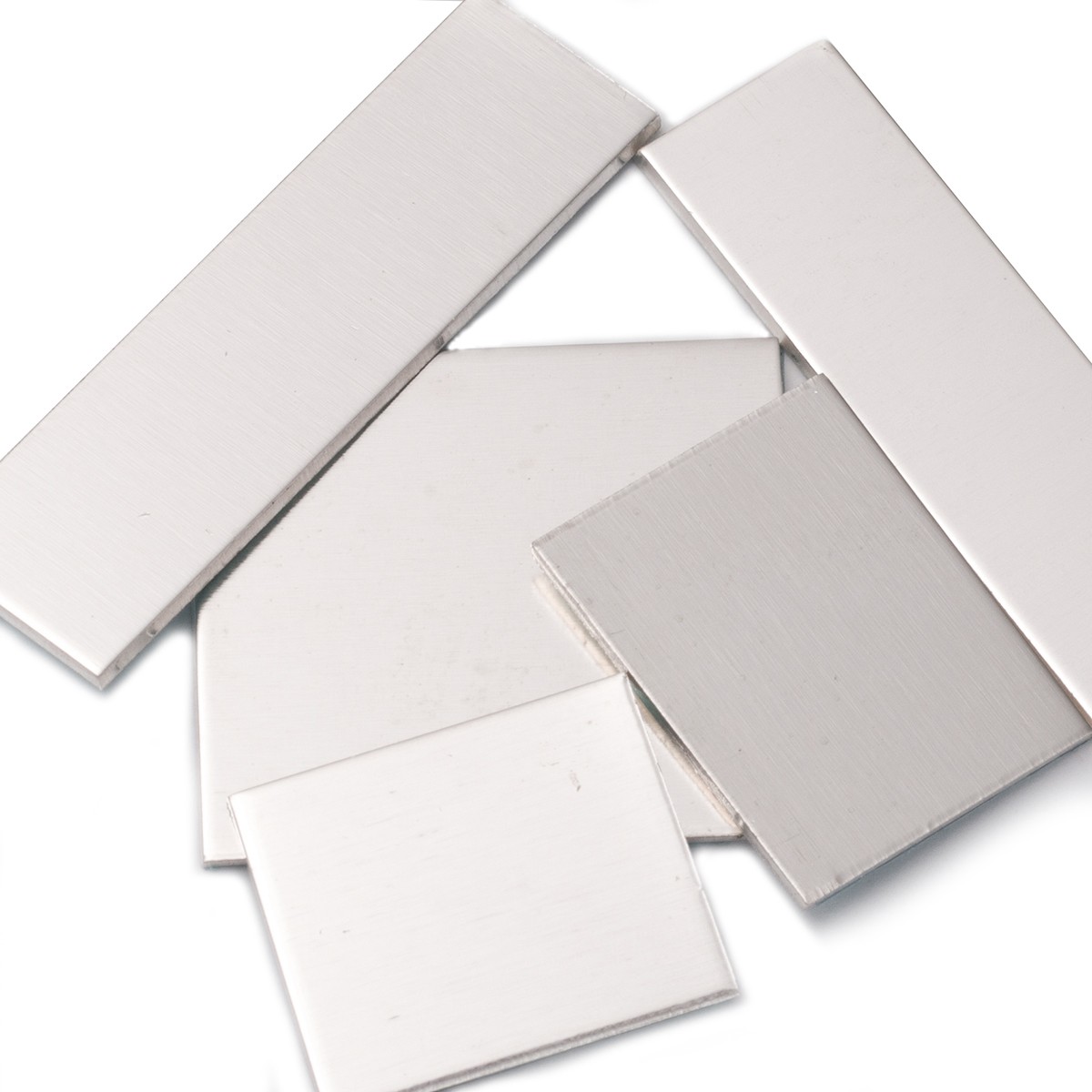 Assorted Recycled Sterling Silver 1mm Sheet Pack, Approx 20g