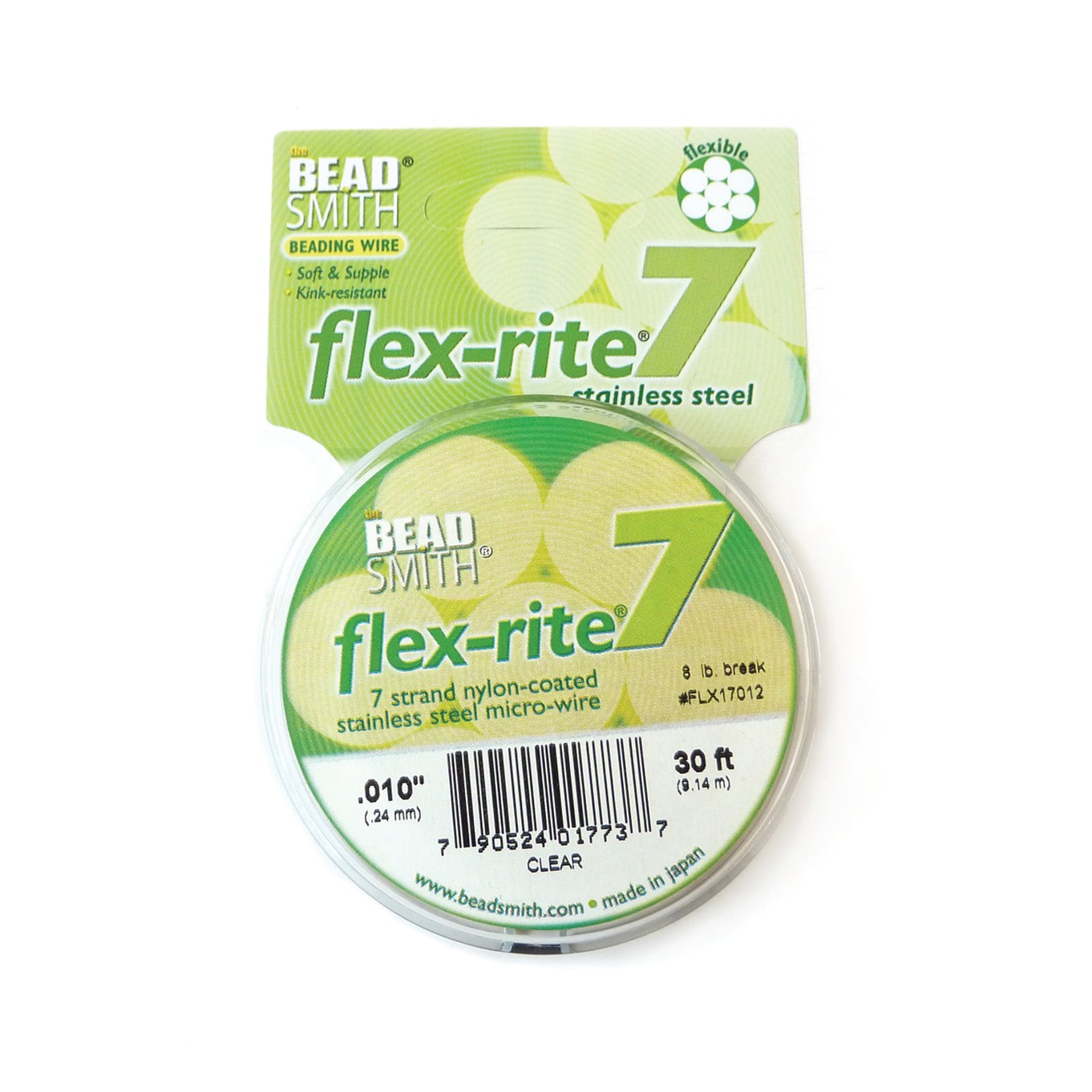 Flex-Rite 7, Extra Fine Stainless Steel Jewellery Wire 0.24mm - Various lengths