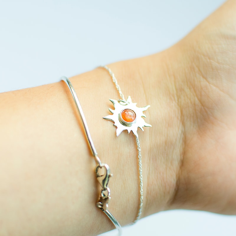 sunstone bracelet