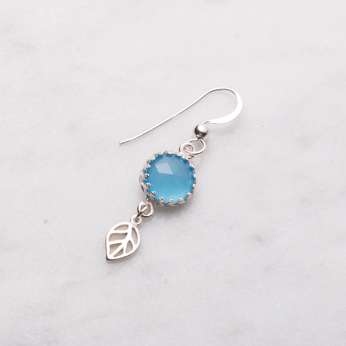 sp218 blue chalcedony leaf gallery wire earrings.jpg