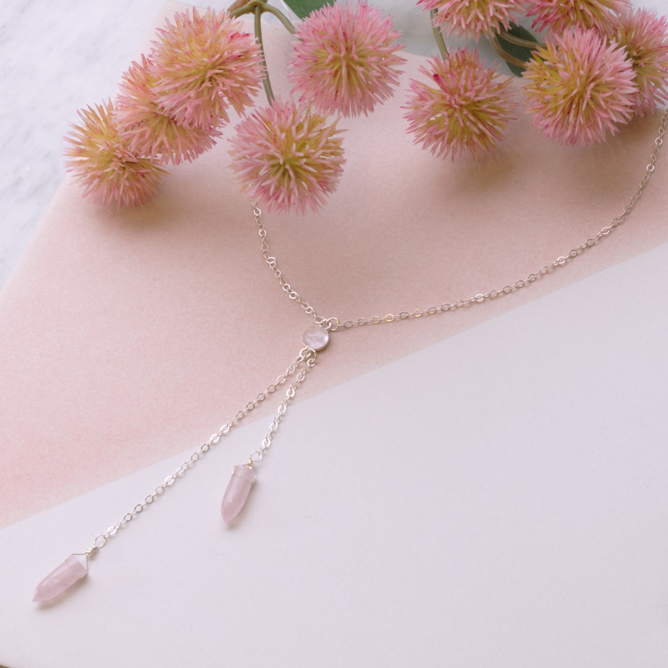 rose quartz bullet necklace milkshake kit.jpg