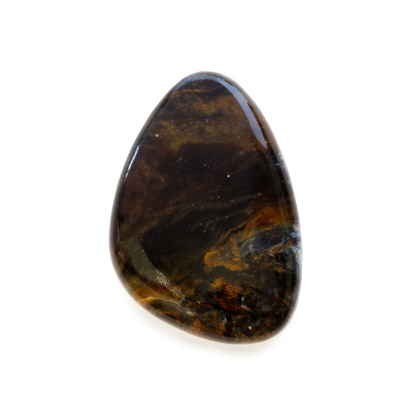 Pietersite Freeform Cabochon, Approx 33.5x23mm