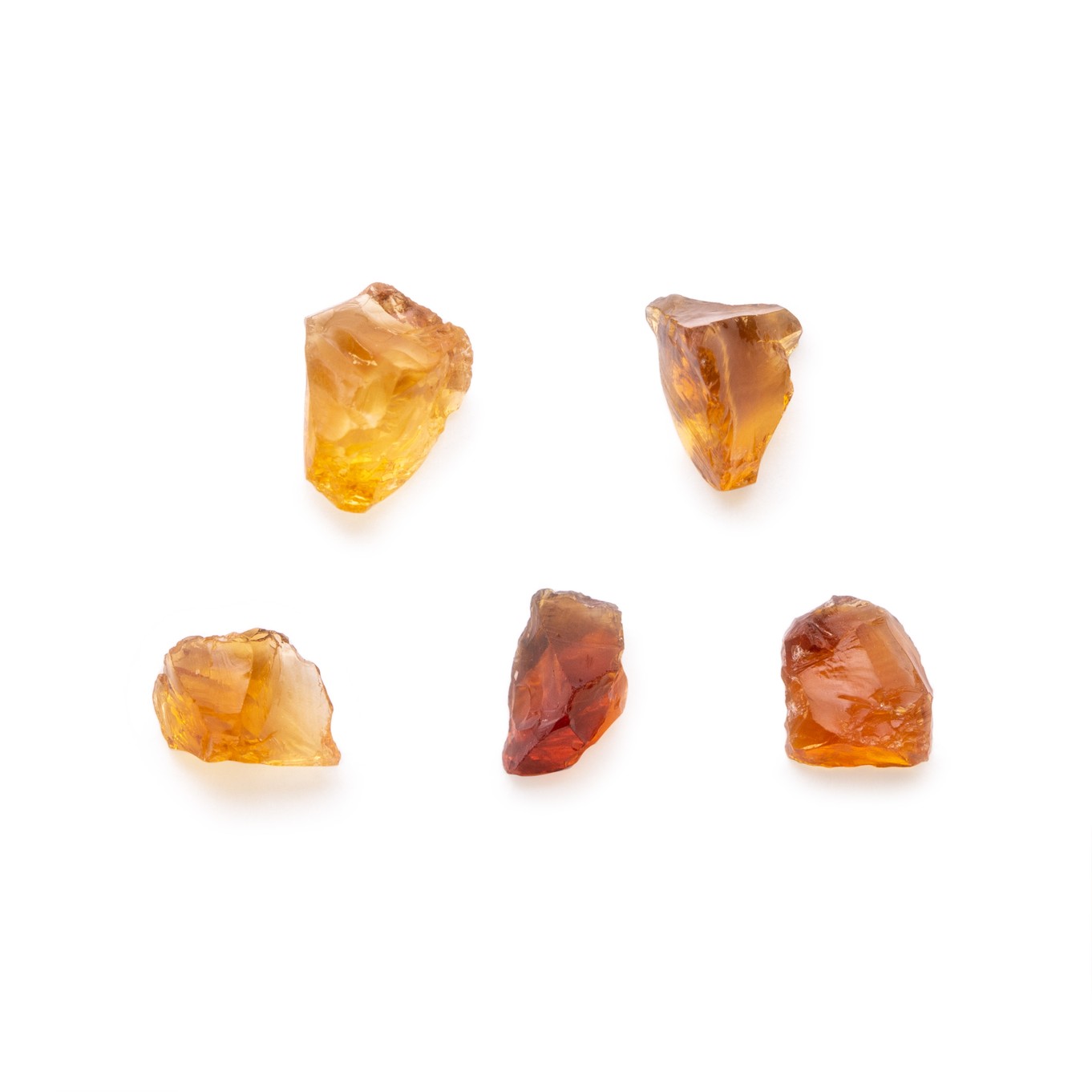 Rough Citrine Natural Crystals (Undrilled) - Various Sizes