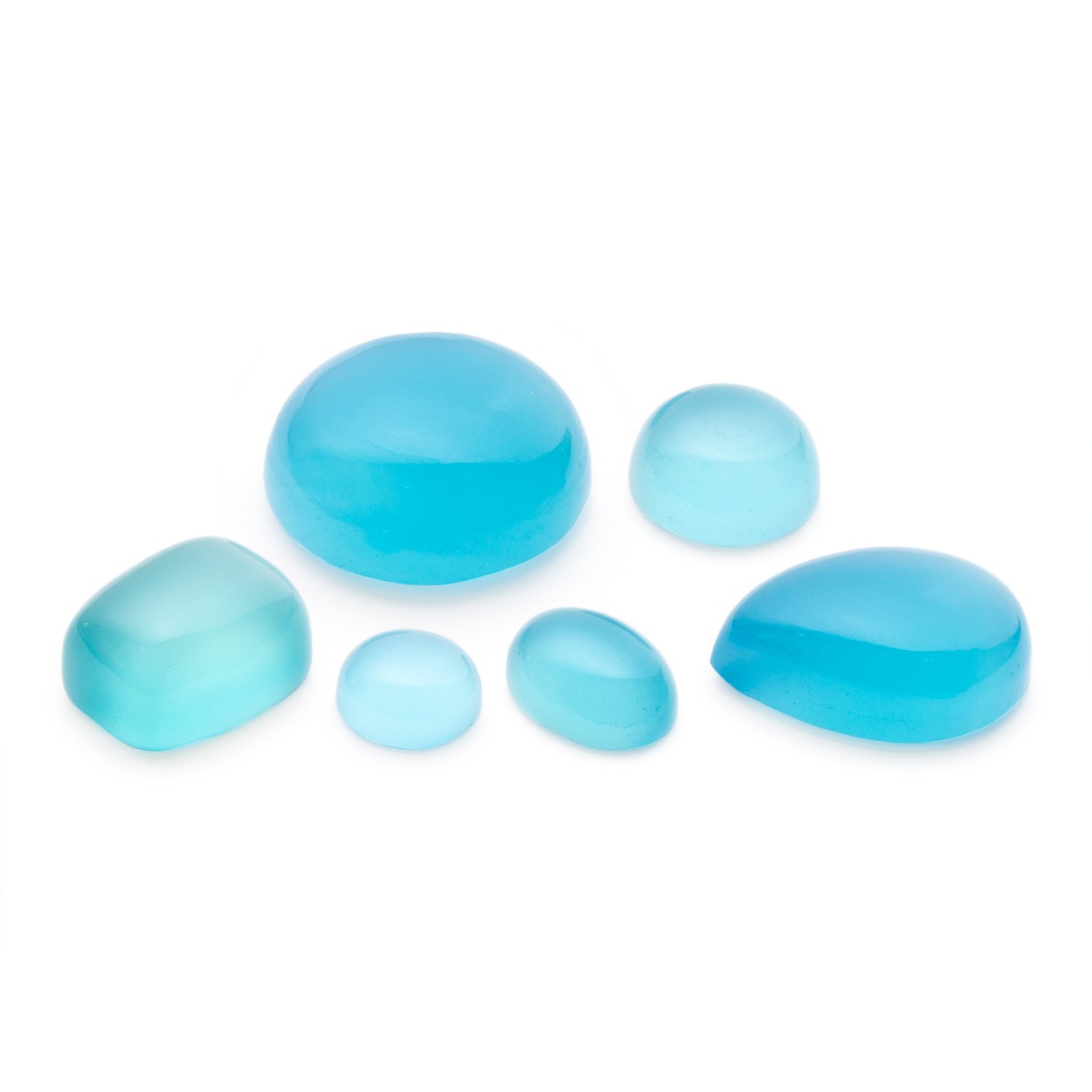 Blue Chalcedony Cabochons