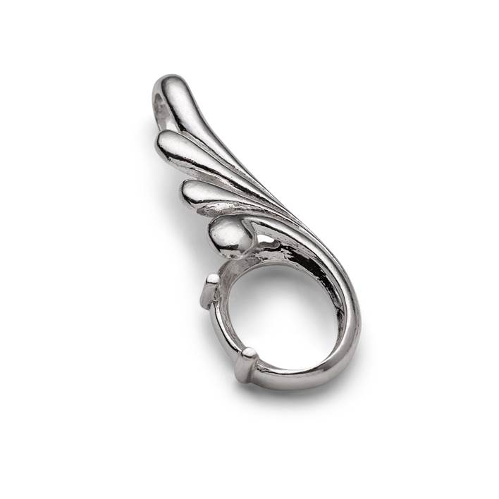 SP201-Sterling Silver Pendant for Faceted Stone