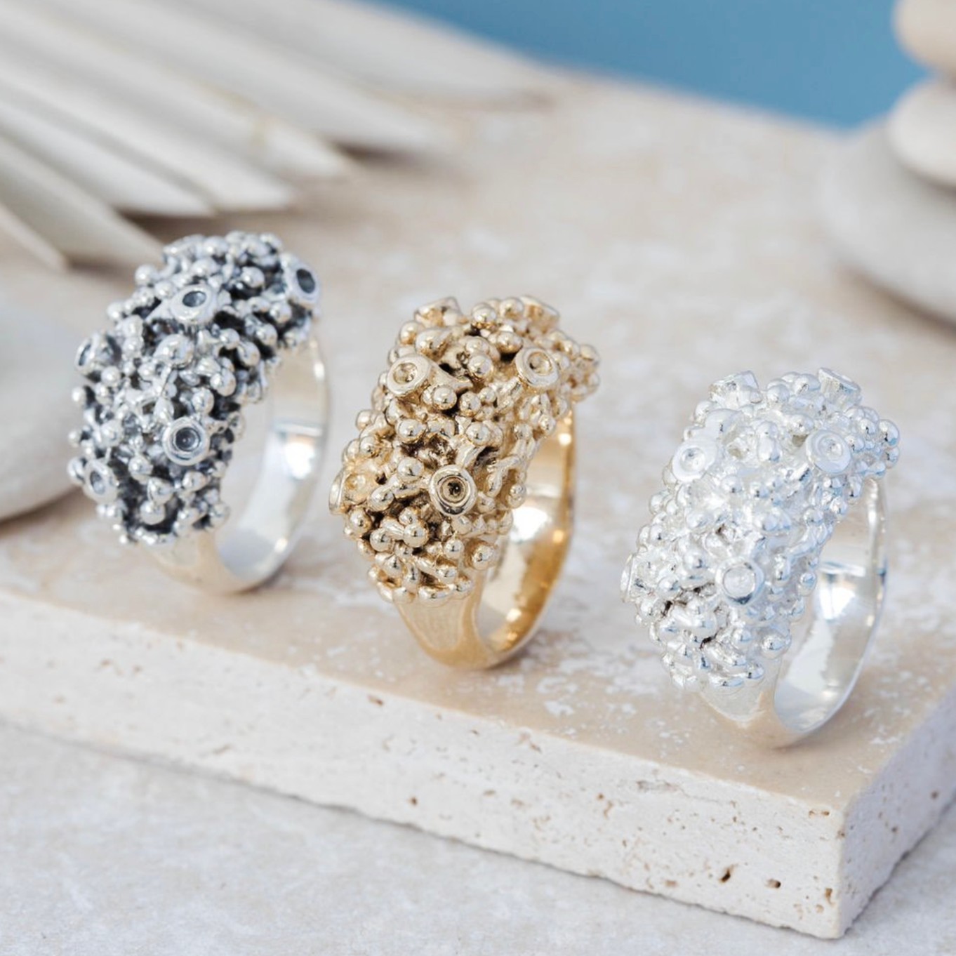 rockpool jewellery wax carving 3 rings.jpg