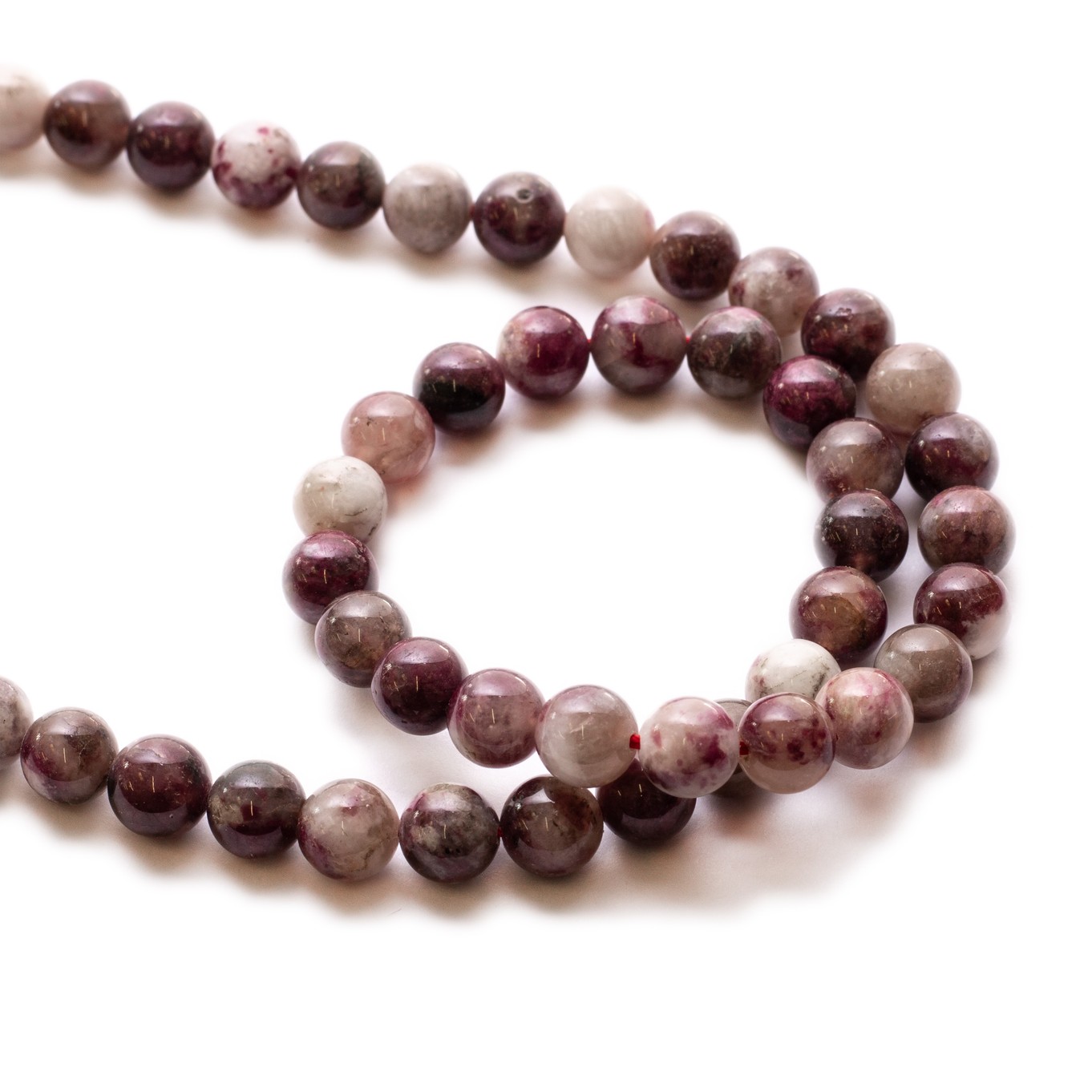 Pink Tourmaline Round Beads - Various sizes