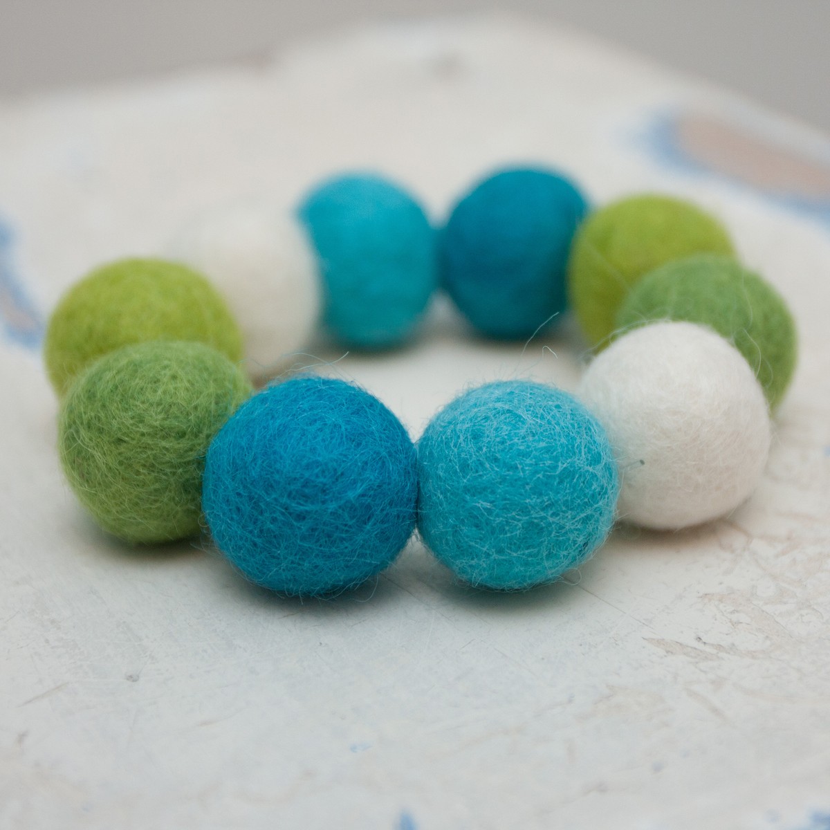 felt bracelet