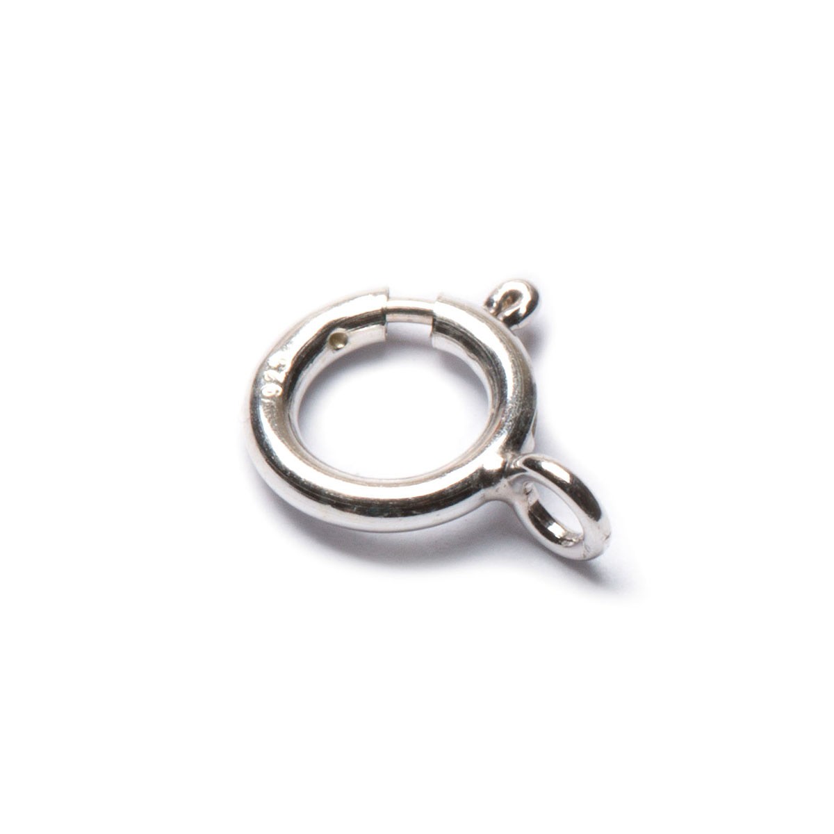 Sterling Silver 6mm Bolt Ring with Closed Ring (Pack of 10)