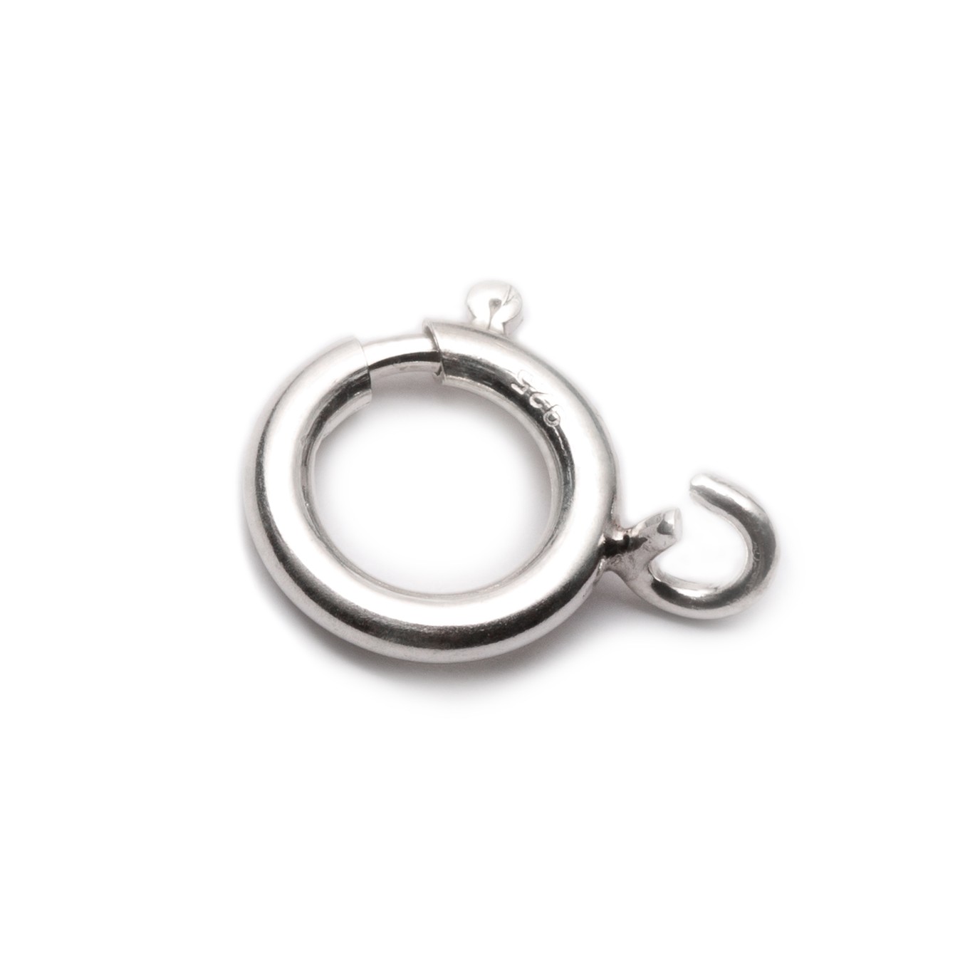 Sterling Silver 9mm Bolt Ring with Open Ring